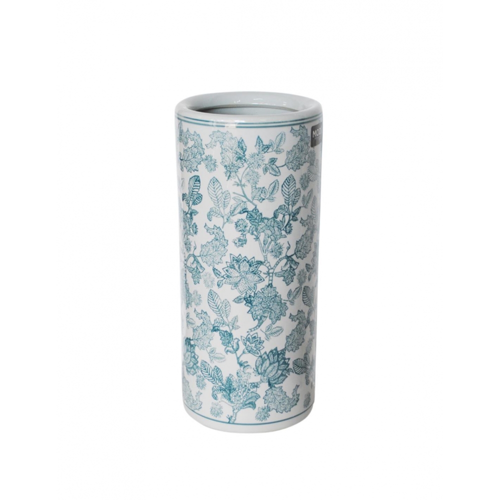 Βάζο δαπ./ομπρελοθηκη  celadon green porc.flower 20x45cm Plastona 00.03.34025