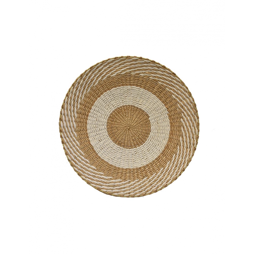 Πιατέλα ψάθινη τοίχου λευκό σχ.Φ50Χ6 Plastona 00.06.67617