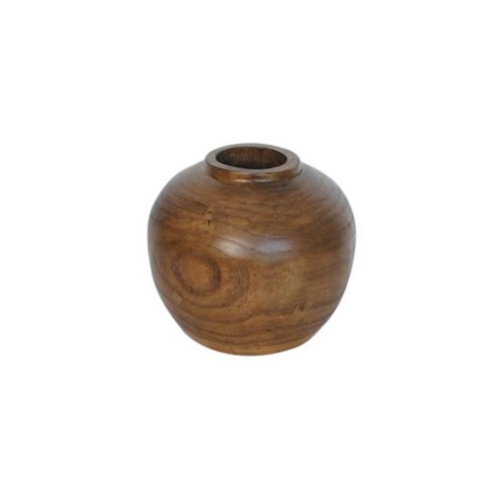 Βάζο mango καφέ vintage Φ22Η18,5cm Plastona 00.07.75505