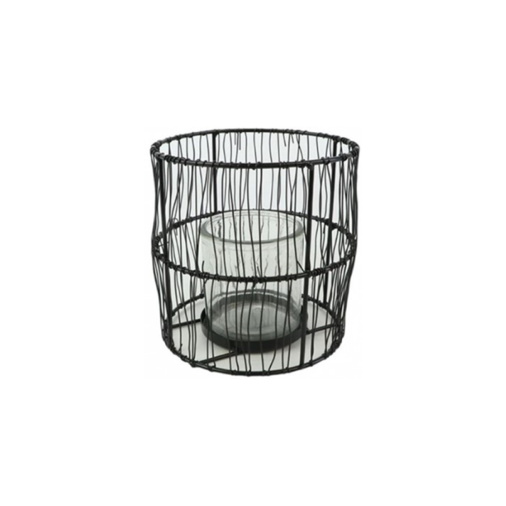 Κηροπήγιο μετ.συρμάτινο μαύρο 14Χ14 Plastona 012.862134044