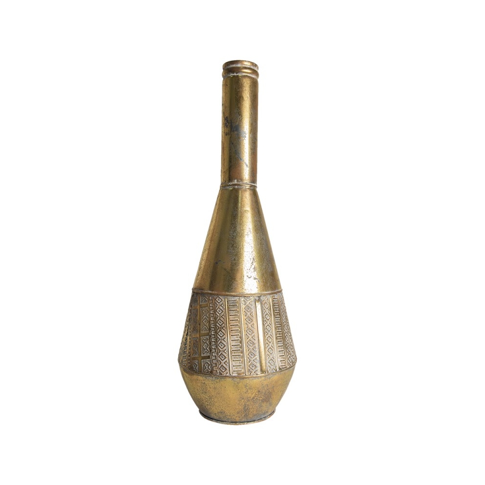 Βάζο σωλήνας antique gold 26Χ75 Plastona 012.862159153