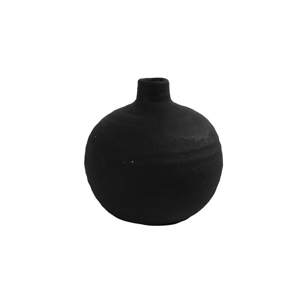 Βάζο / μπουκάλι κεραμ.μαύρο 16,5X16,5 Plastona 013.785765