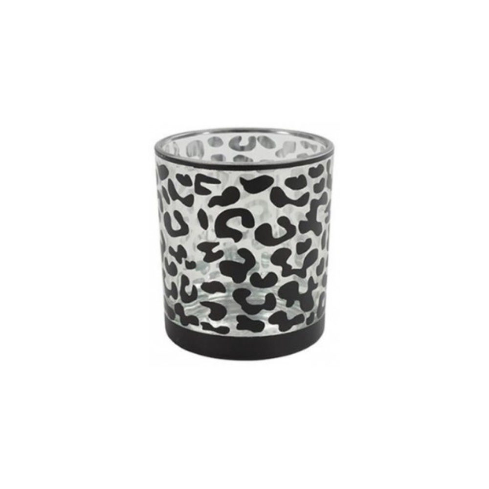 Κηροπήγιο γυαλ.Dots μαύρο 7Χ8 Plastona 013.788813