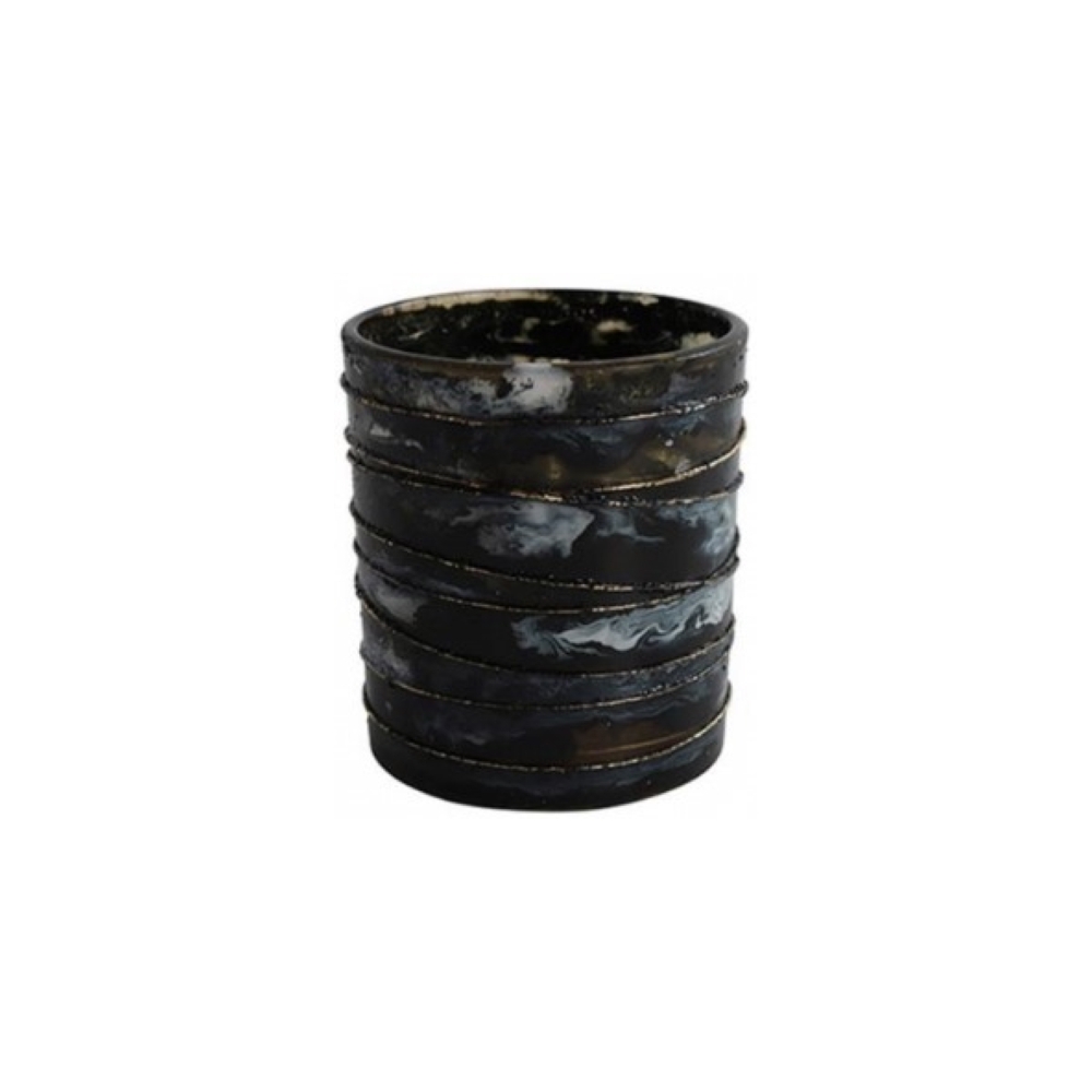Κηροπήγιο γυαλ.Pietro ανθρακί 7Χ8 Plastona 013.789290