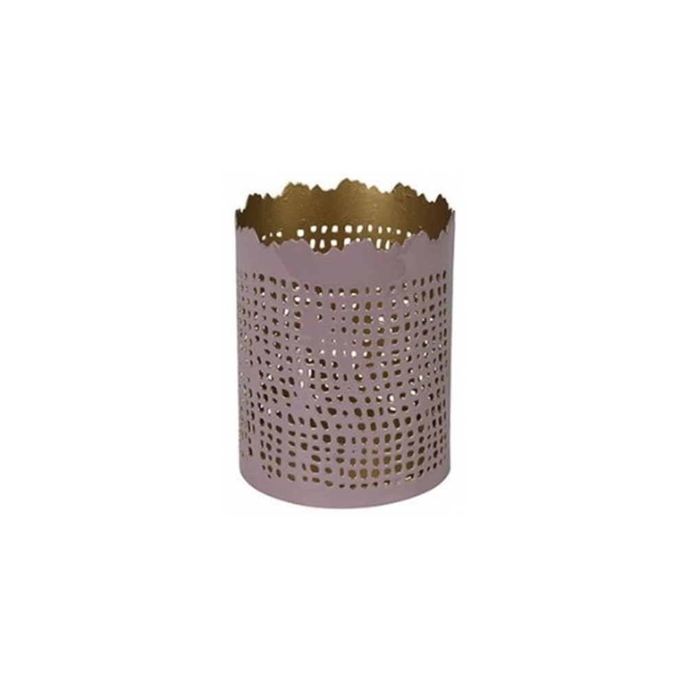 Κηροπήγιο μεταλ.Mila μωβ 8Χ10 Plastona 013.796233