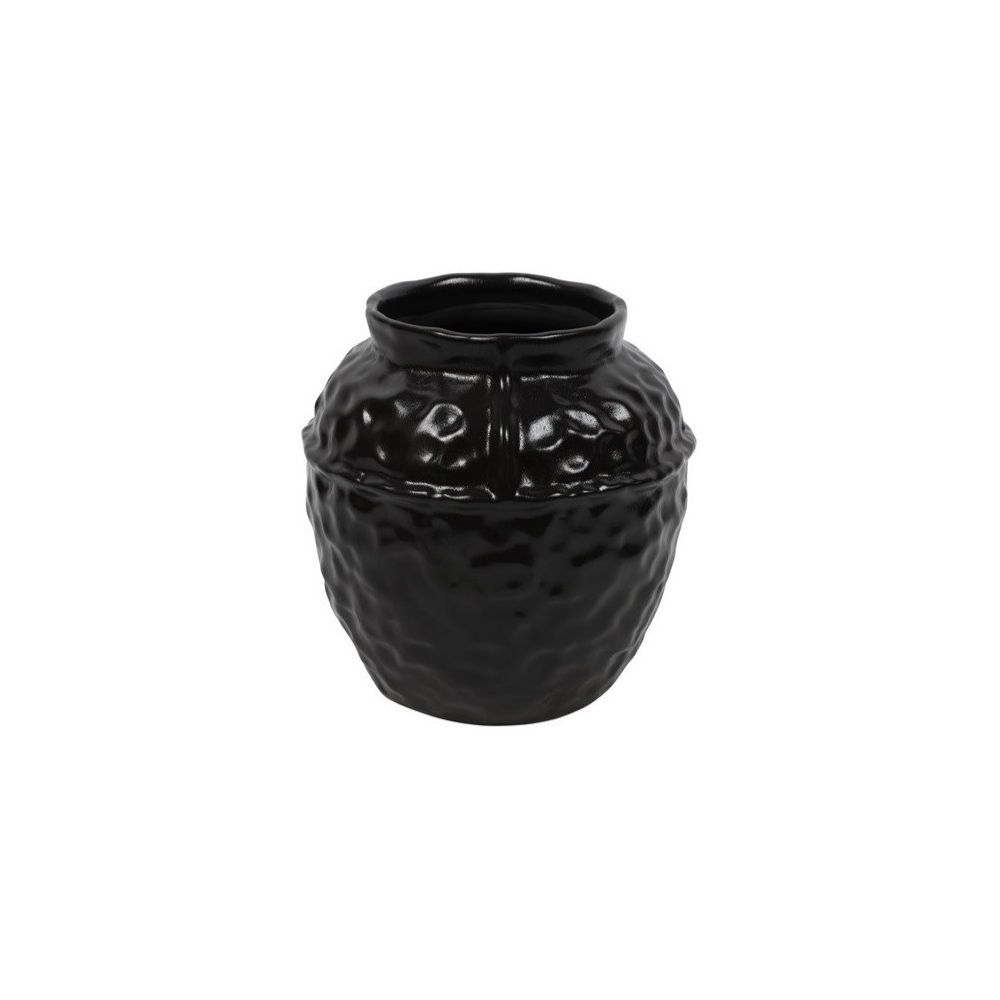 Βάζο κεραμ.μαυρο σφυριλ.18Χ18,5 Plastona 013.809638