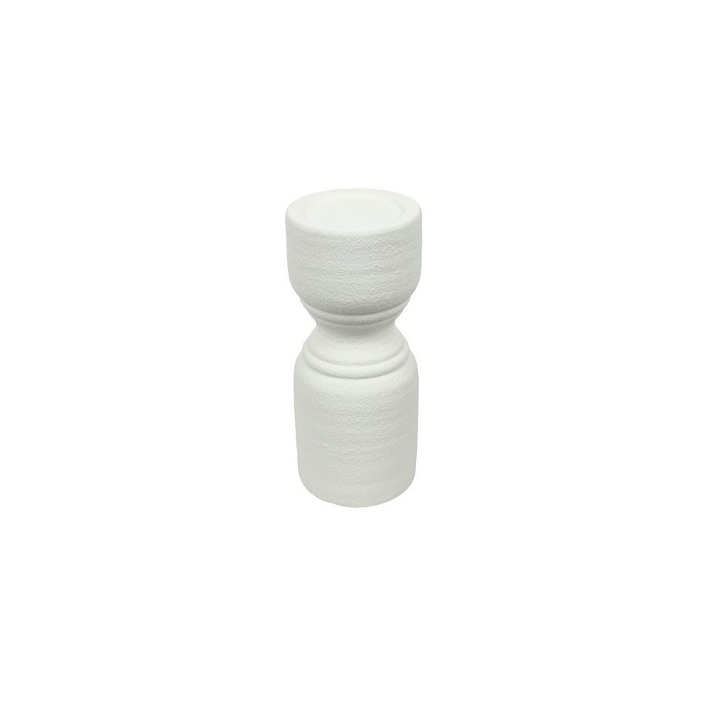 Κηροπήγιο κεραμ.λευκό  13Χ29,5 Plastona 013.814749