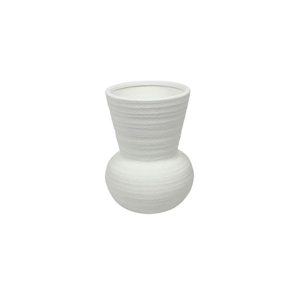 Βάζο κεραμ.λευκό 25x33CM Plastona 013.814758