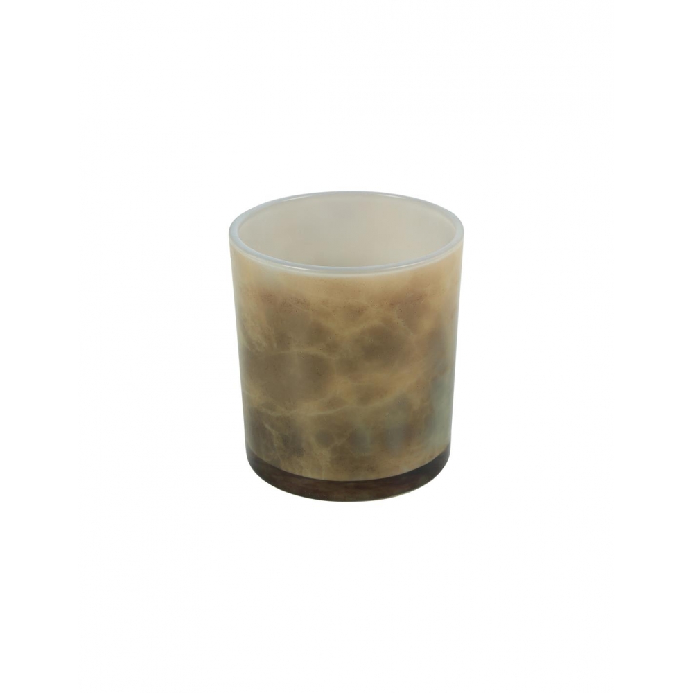 Κηροπήγιο γυάλ.καφέ νερά 7x8cm Plastona 013.834797