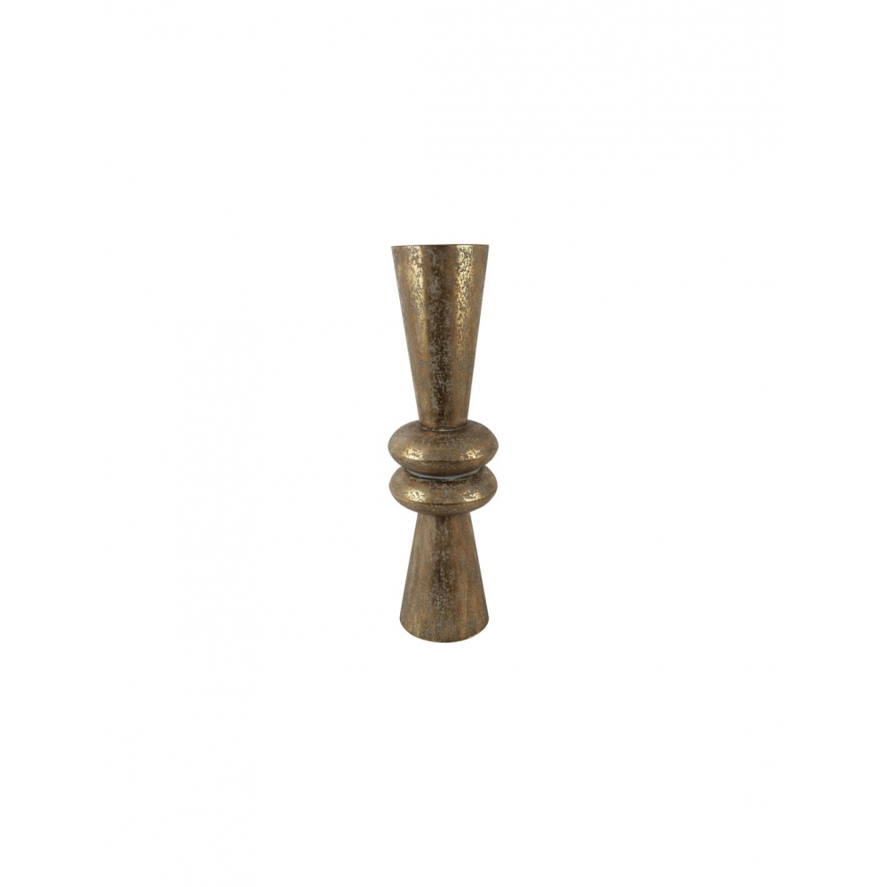 Βάζο μεταλλικό χρυσό σκούρο 28,5x99,5cm Plastona 013.835326