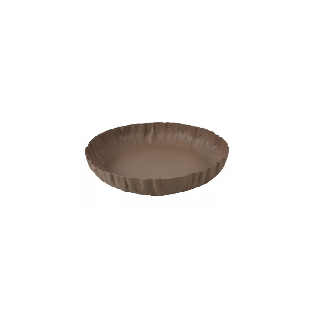 Πιατέλα μεταλλική καφέ 30x5cm Plastona 013.835444