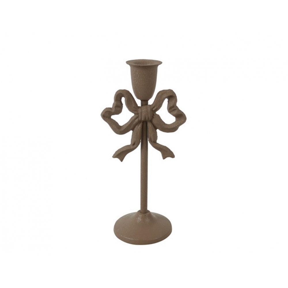 Κηροπήγιο μεταλ.σχ.φιόγκος 13,5x6x23,5 Plastona 013.835468