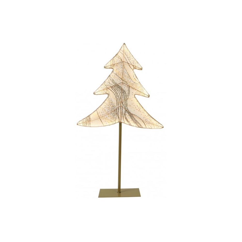 Δέντρο Χριστουγ. Χρυσό μεταλλ.192LED/240V/6W 41x11x73cm Plastona 013.837743