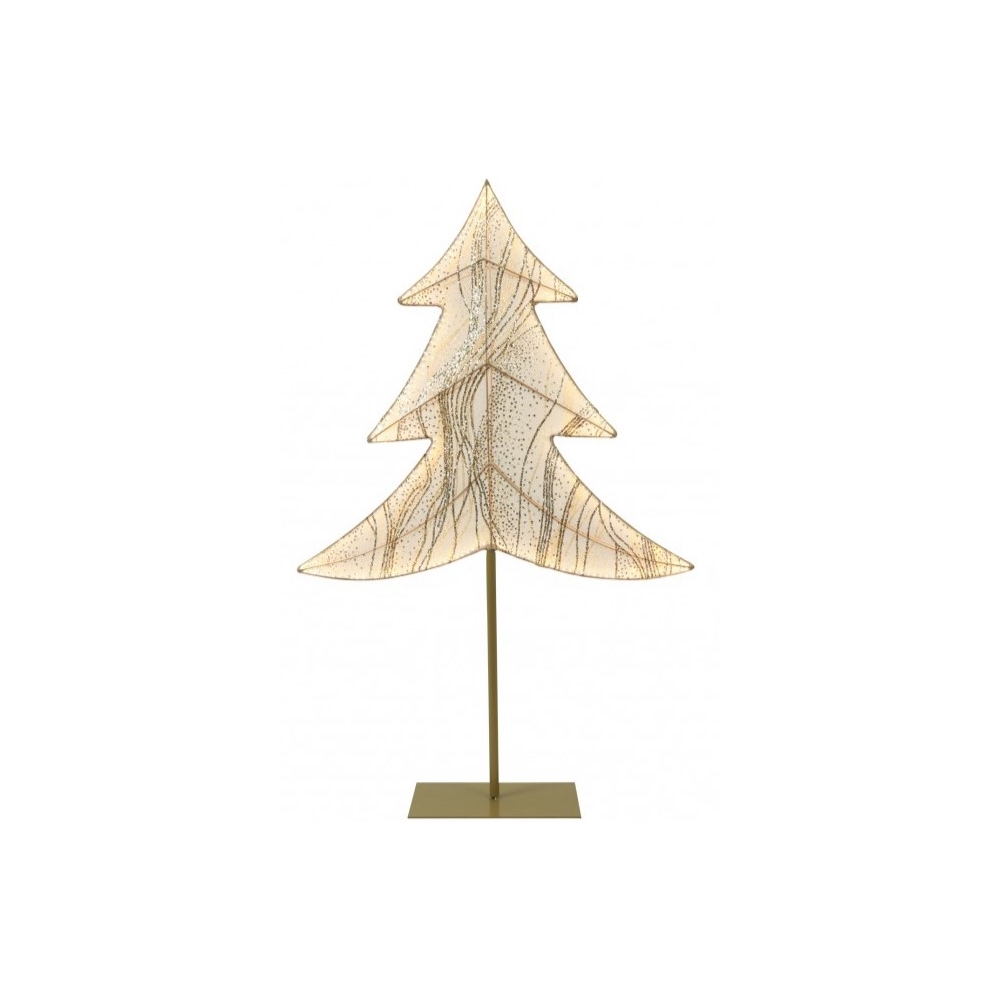 Δέντρο Χριστουγ. Χρυσό μεταλλ.260LED/240V/6W 53x13x84cm Plastona 013.837744