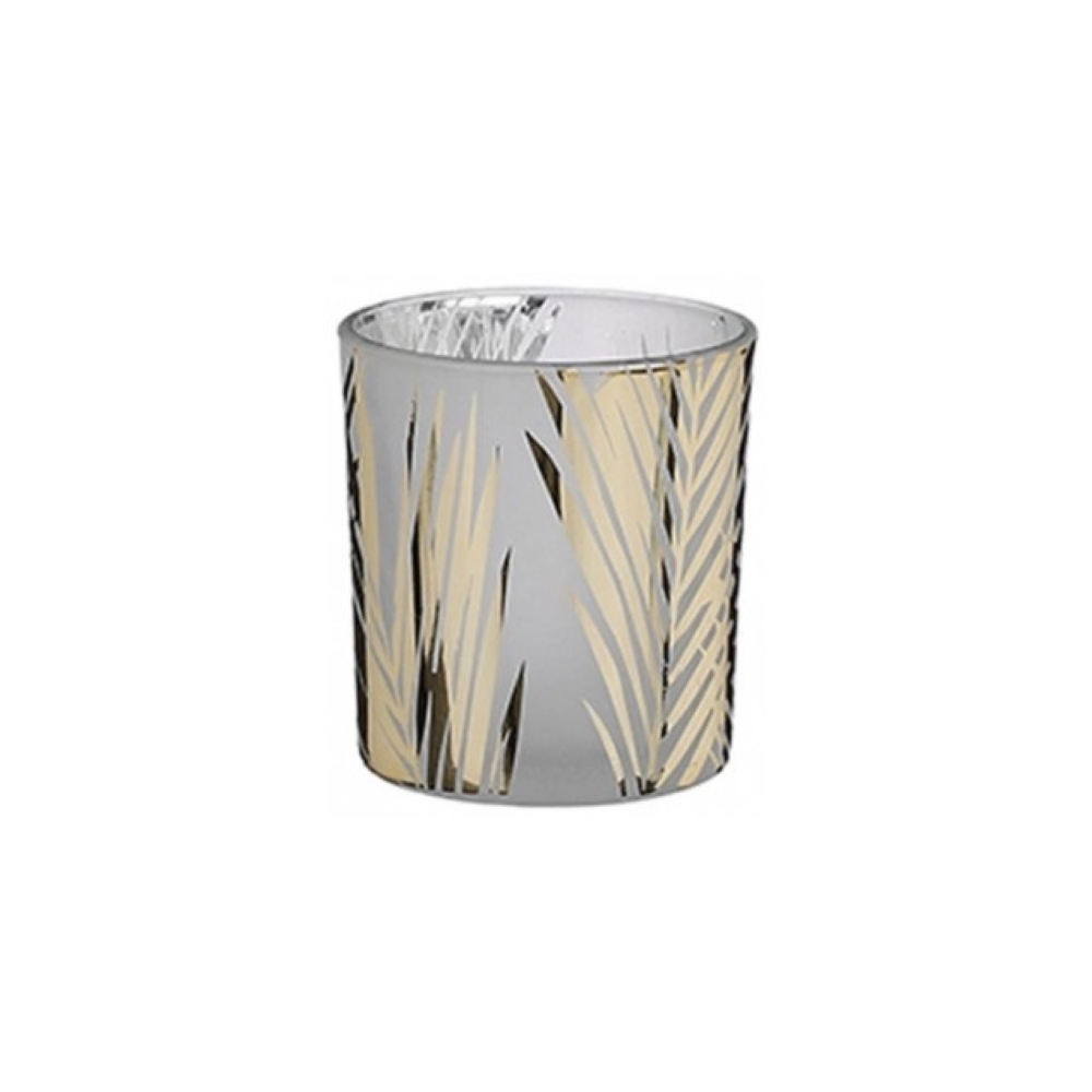 Κηροπήγιο γυαλ.leaf χρυσό 7Χ8 Plastona 02.1121740