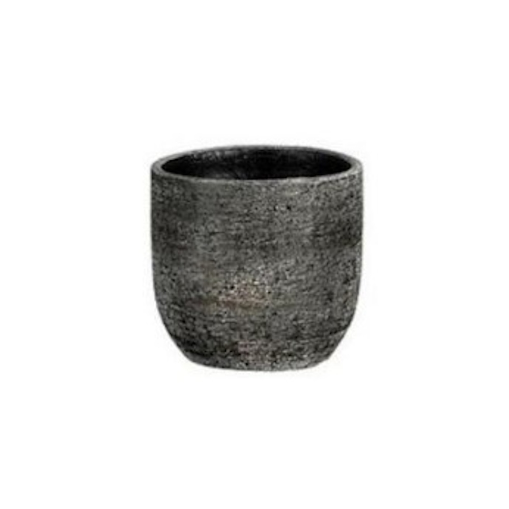 Κασπώ κεραμικό ανθρακί Φ12Η11cm Plastona 02.1148976