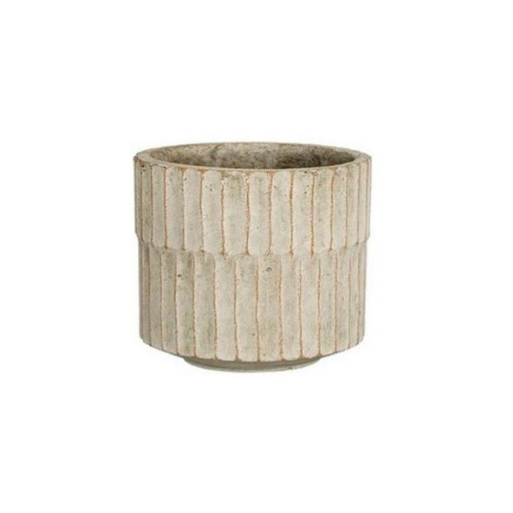 Κασπώ κεραμικό off white 17,5x15cm Plastona 02.1152835