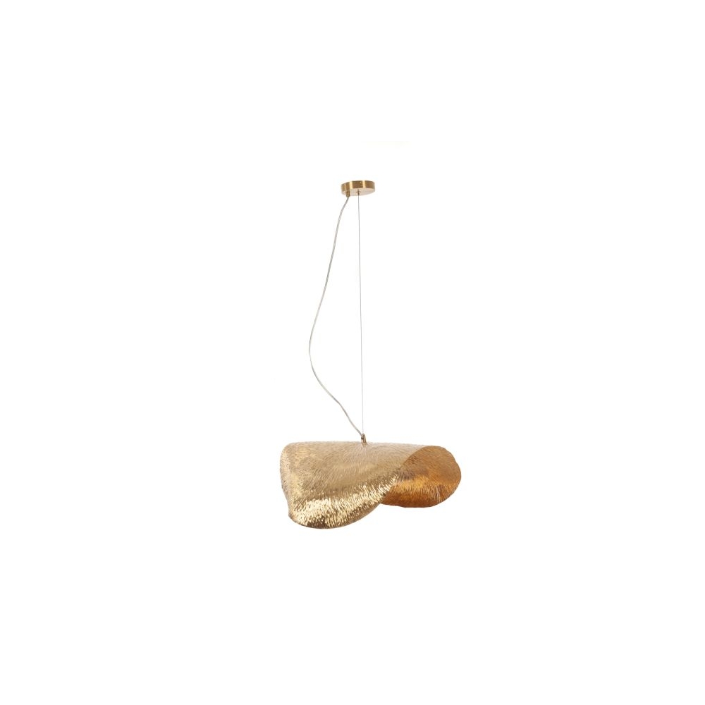 Artekko Pure Copper Φωτιστικό Οροφής Μονόφωτο (Ε27) από Καθαρό Χαλκό Χρυσαφί (68x38x25)cm Artekko 023-3311
