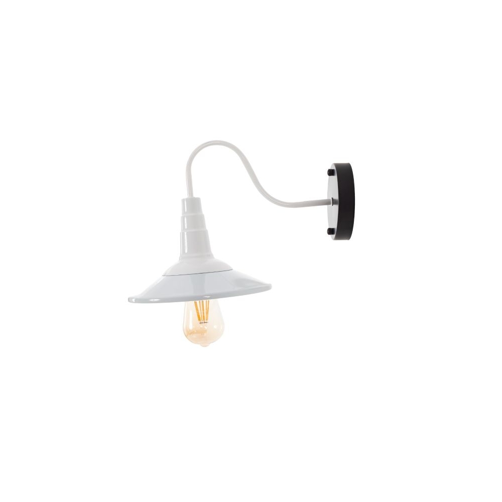 Artekko Aluminum Φωτιστικό Απλίκα Μονόφωτο (Ε27) Λευκό με Καθρέφτη (24x24x14)cm Artekko 023-3326