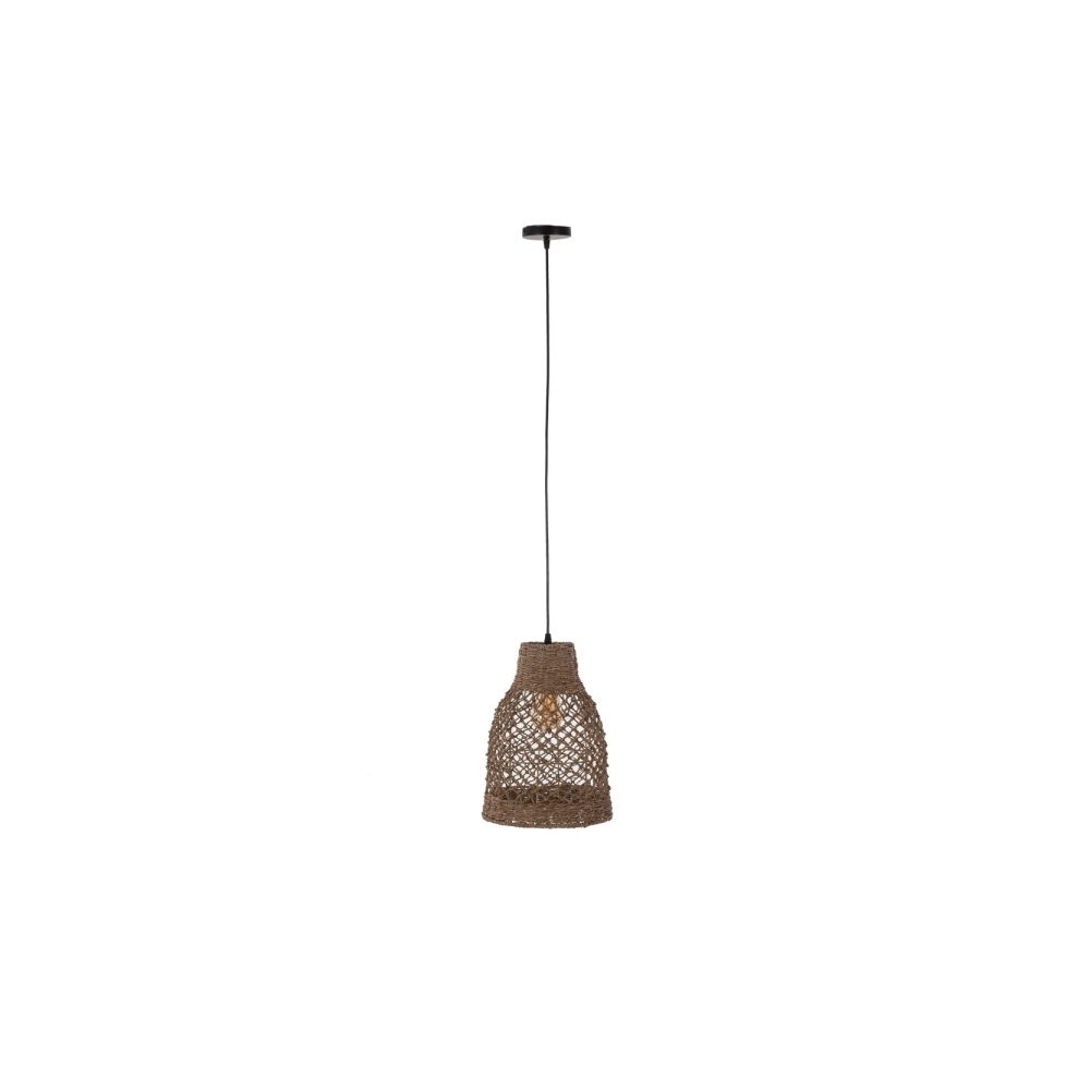 Artekko Bamboo Φωτιστικό Οροφής Μονόφωτο (Ε27) Φυσική Απόχρωση (36x36x40)cm Artekko 023-3352