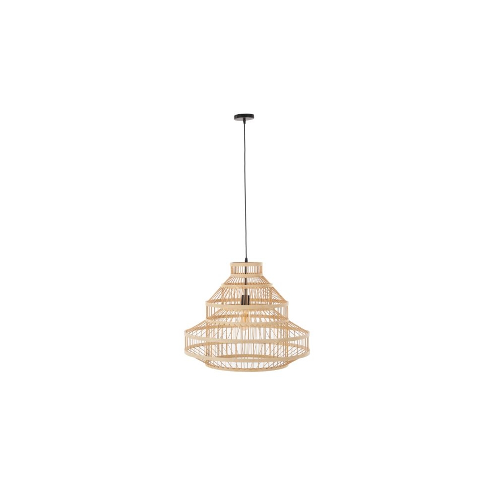 Artekko Bamboo Φωτιστικό Οροφής Μονόφωτο (Ε27) Φυσική Απόχρωση (70x70x55)cm Artekko 023-3360