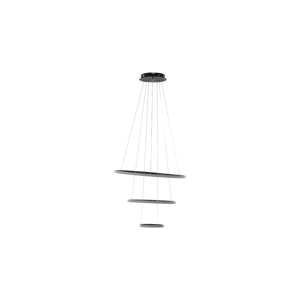 Artekko Aluminum Φωτιστικό Οροφής LED Μαύρο (60x60x50)cm 20w 3000K Artekko 023-3372