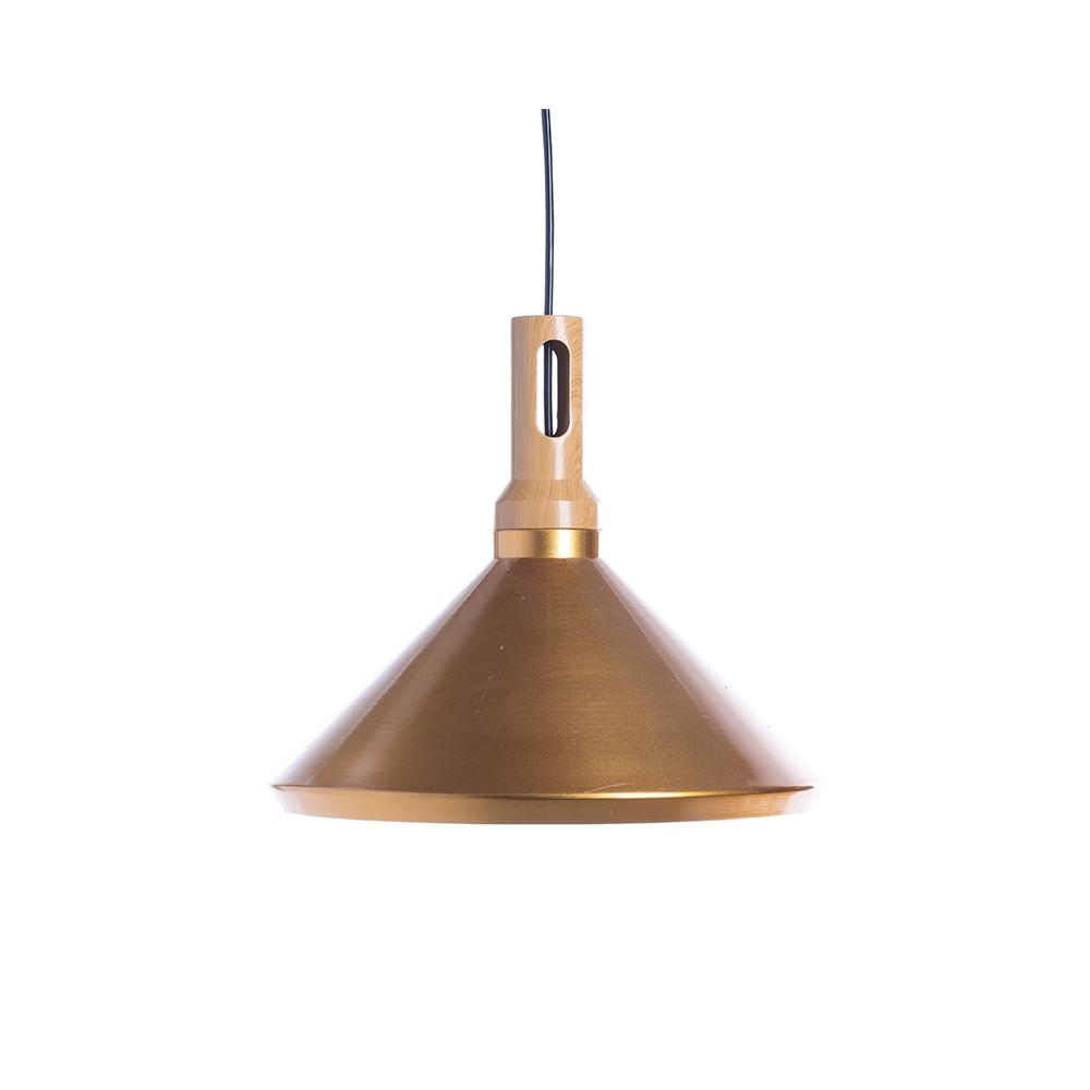 Artekko Flash Μεταλλικό Χρυσό Φωτιστικό Οροφής (E27) (35x35x29.5)cm Artekko 023-4034