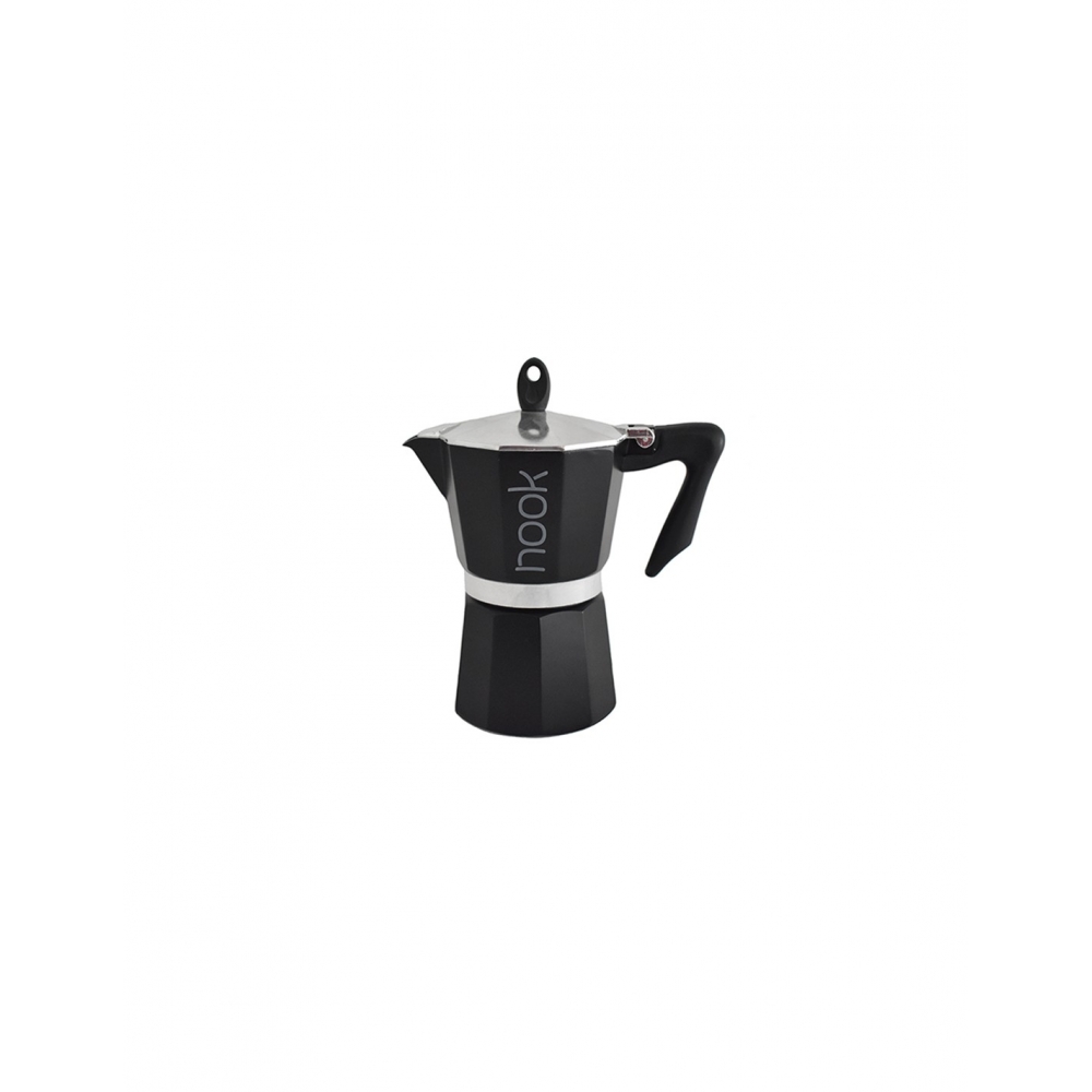 Μηχανή espresso 3κούπες μαύρη Plastona 023.601100.231
