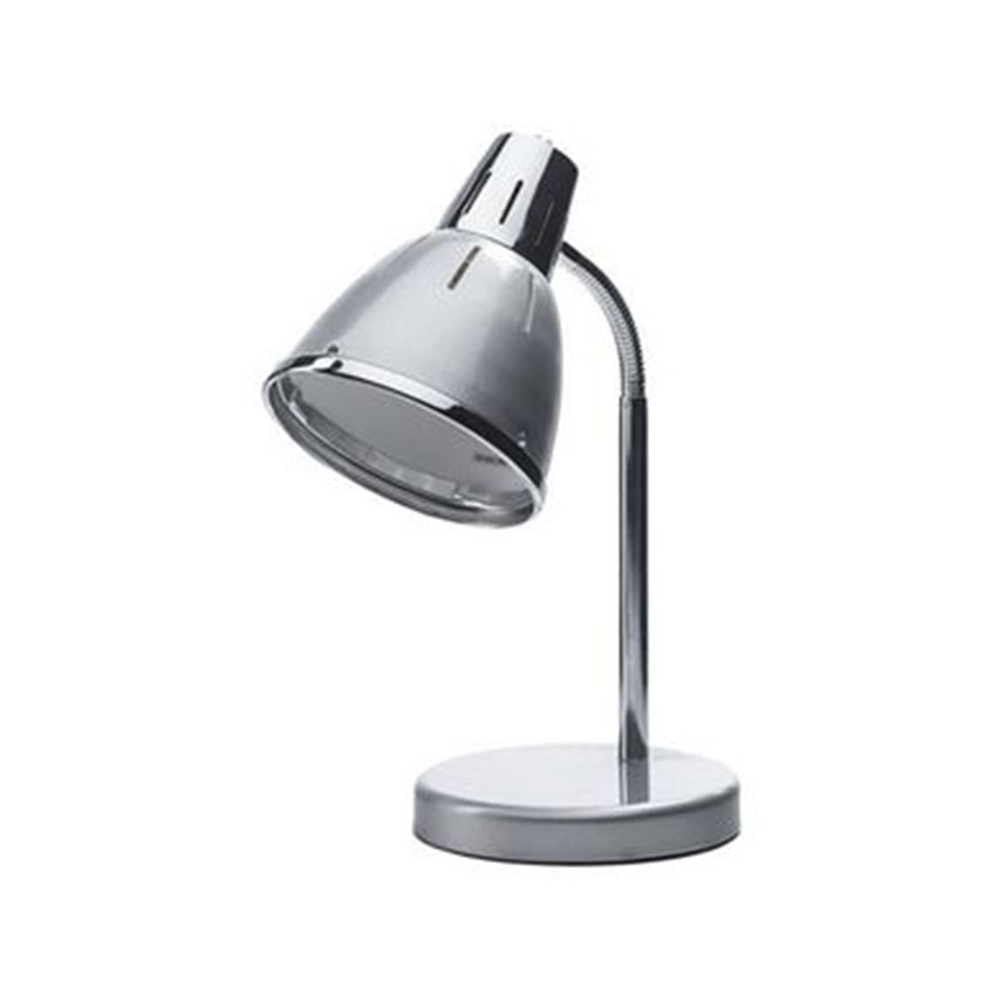 Artekko Cody Μεταλλικό Ασημί Φωτιστικό Γραφείου Artekko 024-0034