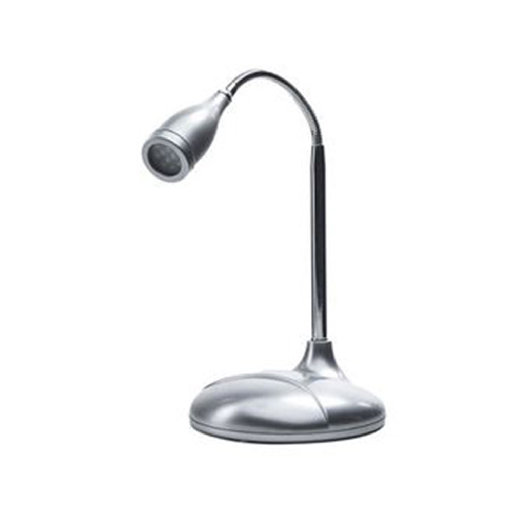 Artekko Harvey Φωτιστικό Γραφείου LED Μεταλλικό Ασημί 35cm Artekko 024-0036