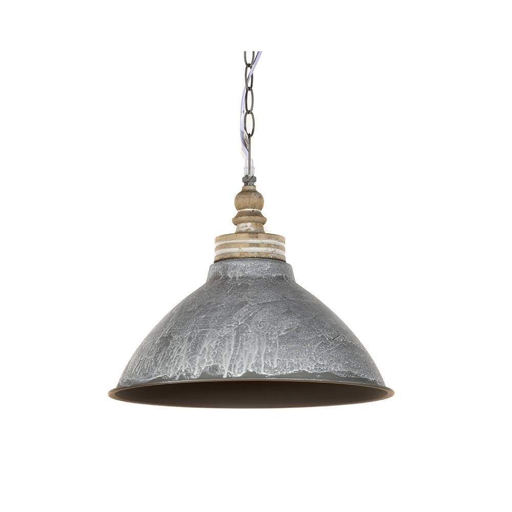 Artekko Dome Μεταλλική Γκρι Φωτιστικό Οροφής (E27) 38.00x38.00x37.00 Artekko 027-5004