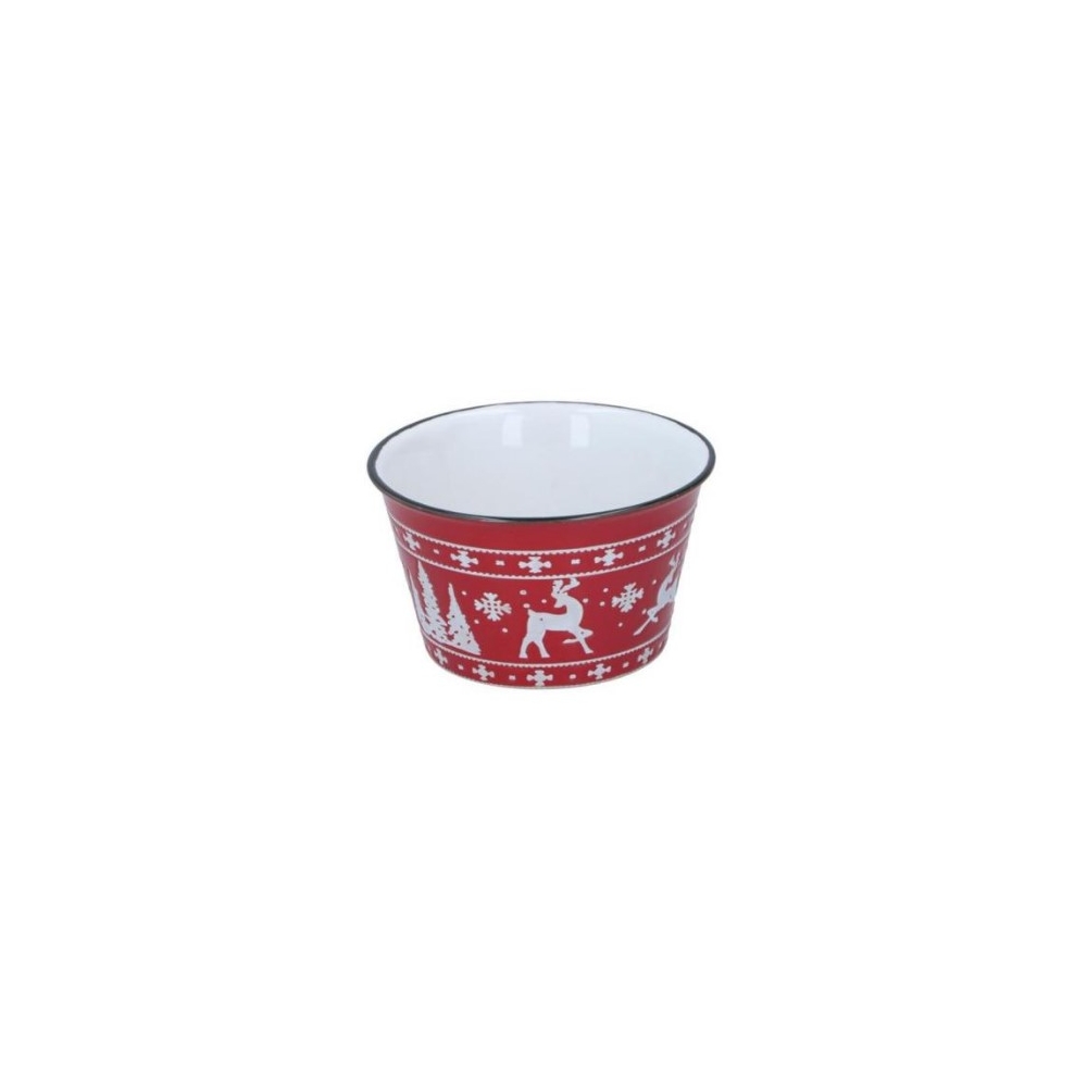 Μπωλ κεραμ.Christmas Φ13 Η7,1cm Plastona 03.24538