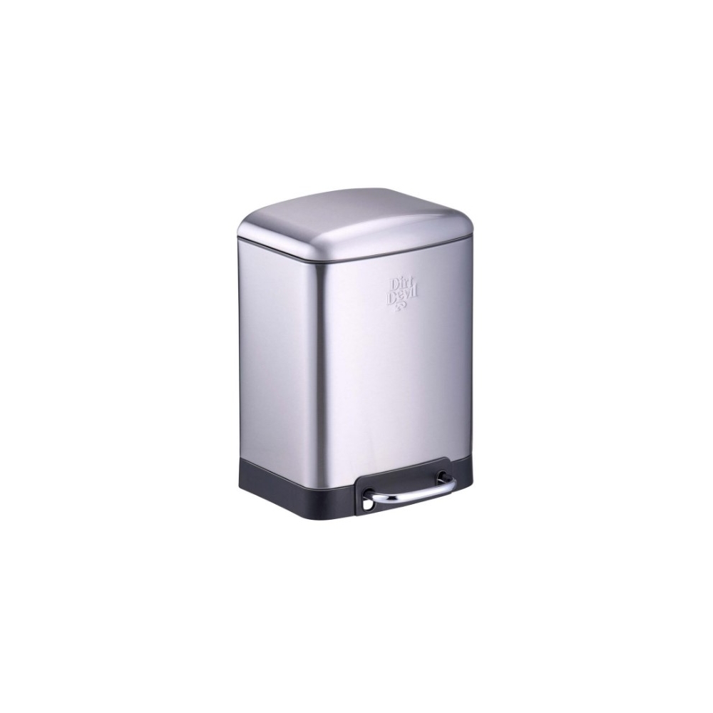 Κάδος απορριμάτων ασημί soft close 6L/22,5 x 20,7 x 32 cm Plastona 03.49494