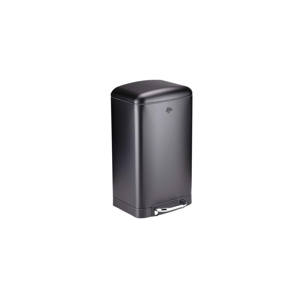 Κάδος απορριμάτων μαύρος soft close 20L/30 x 29 x 53 cm Plastona 03.49505
