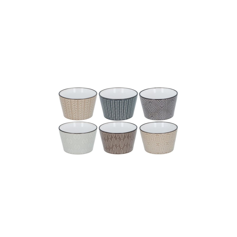 Μπώλ κεραμικο 6χρώματα 520ml/13 x 8,3 cm Plastona 03.49925