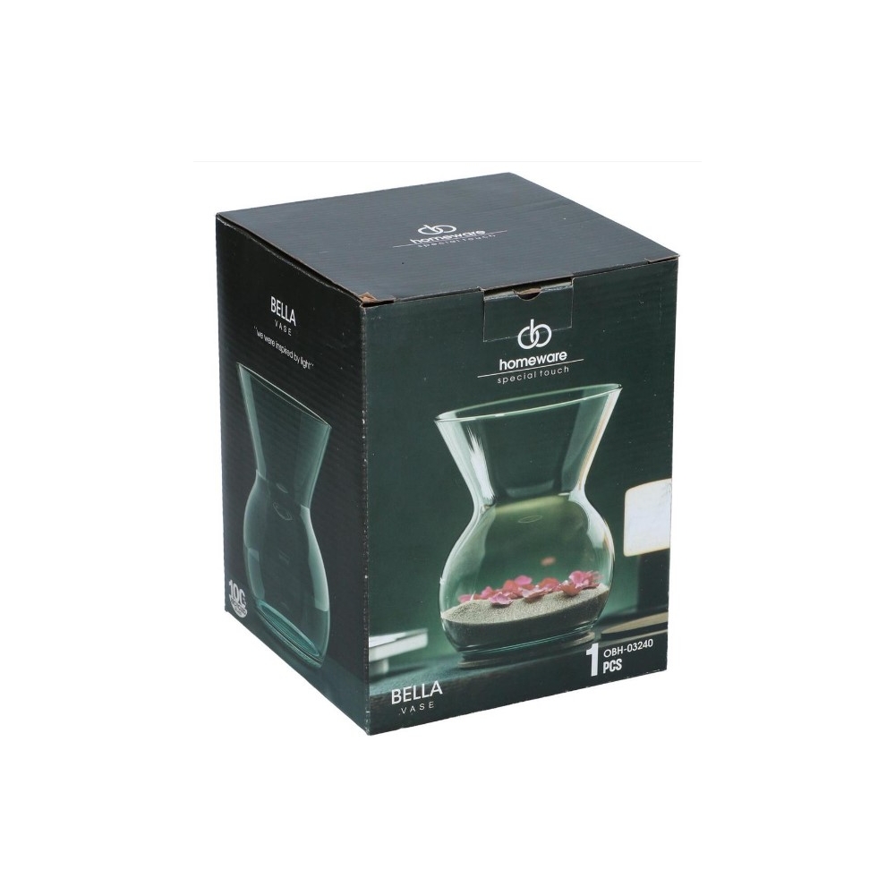 Βάζο γυάλινο 14x18cm Plastona 03.70324