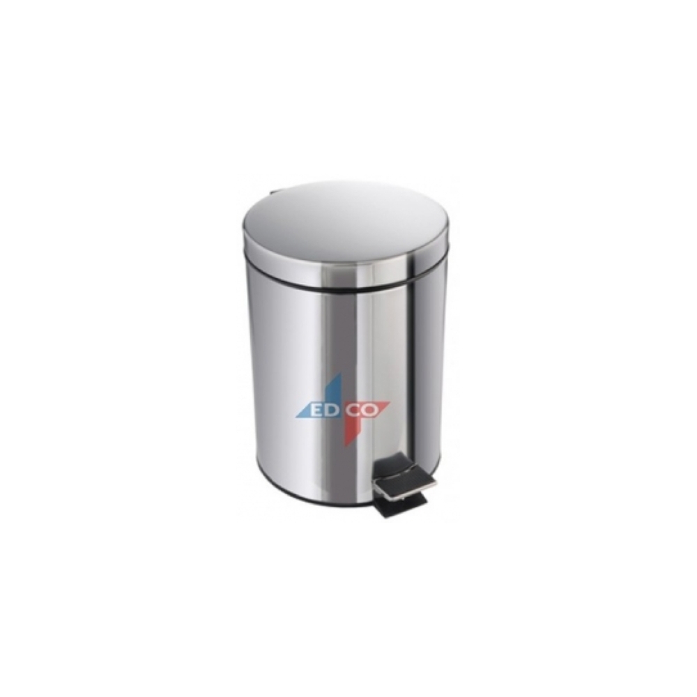 Κάδος αποριμάτων πεντάλ ανοξ. inox 5lt. Plastona 03.95520