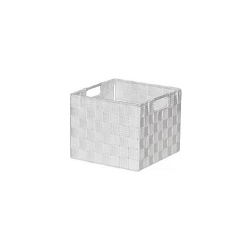 Κουτί αποθήκευσης Polyester λευκό 22X22X18cm Plastona 06.8412510003