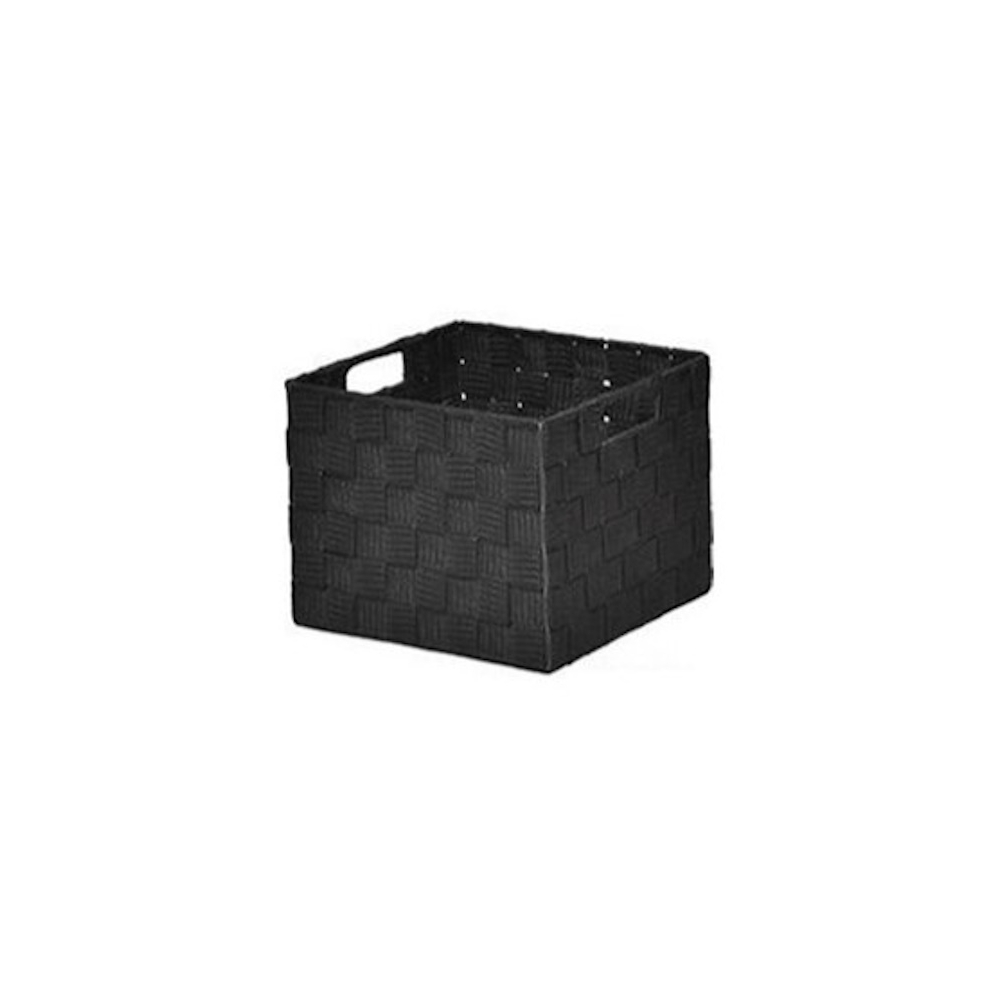 Καλάθι αποθήκευσης Polyester μαύρο 22X22X18cm Plastona 06.8412510303