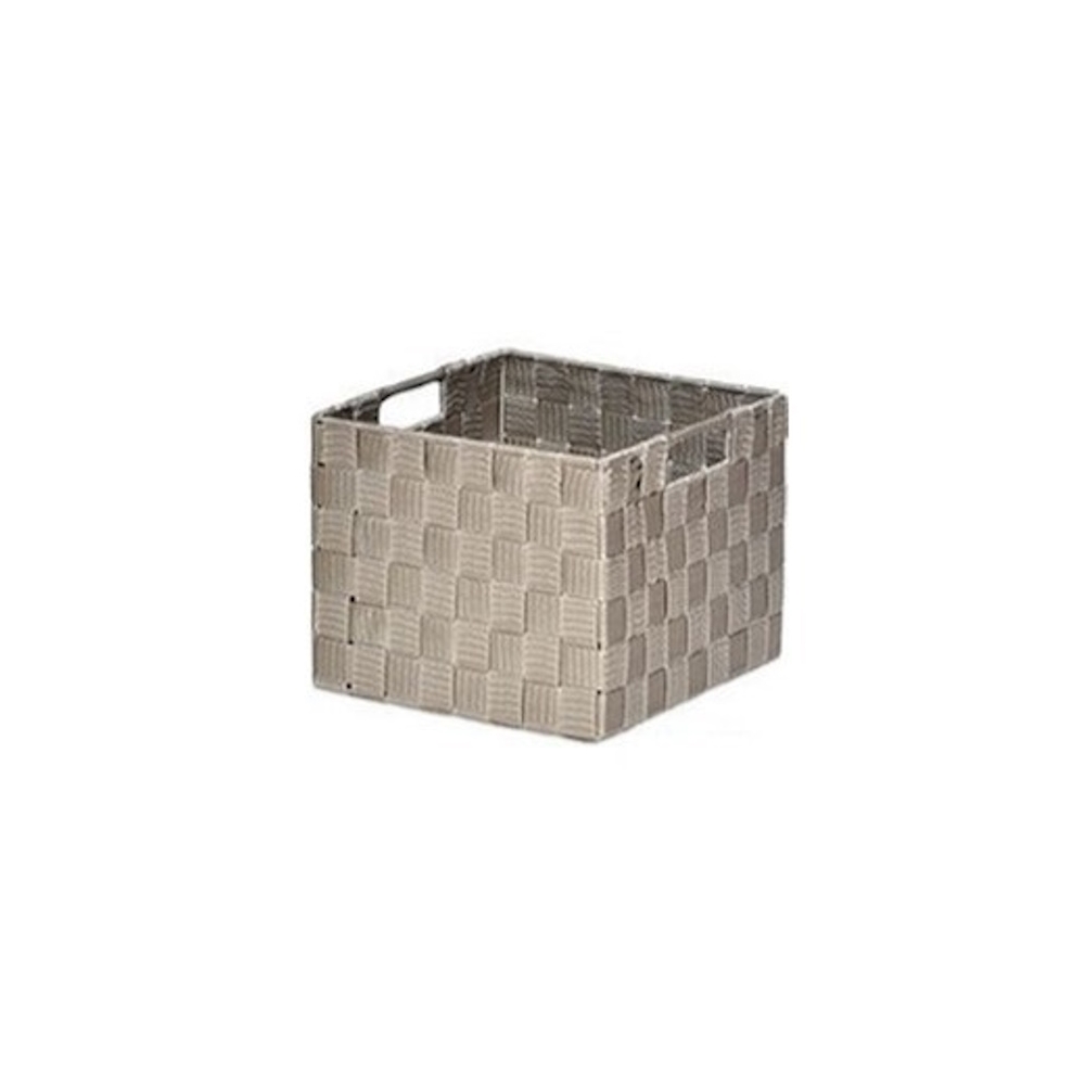 Καλάθι αποθήκευσης Polyester μπεζ 22X22X18cm Plastona 06.8412516503