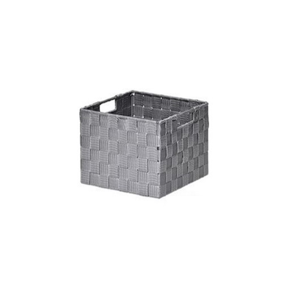 Καλάθι αποθήκευσης Polyester γκρι 22X22X18cm Plastona 06.8412518003