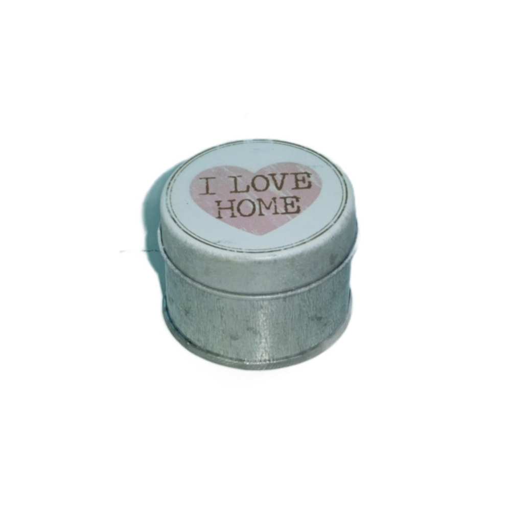 Κουτί μεταλ. Ι LOVE ΗΟΜΕ 5.5Χ4.5εκ. Plastona 08.958456
