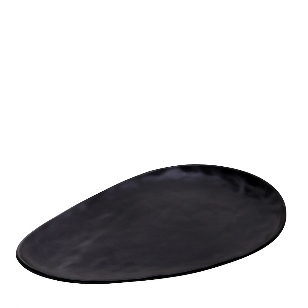 BLACK   ΠΙΑΤΕΛΑ ΤΡΙΓ .28Χ40Χ2ΕΚ WAVY MATTE ΜΕΛΑΜΙΝΗΣ Espiel MLB3211K18-6