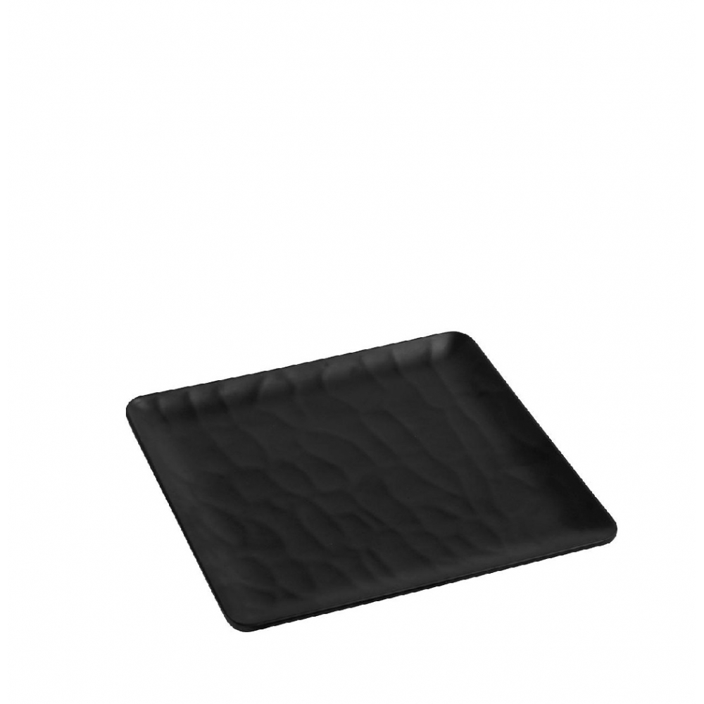 BLACK  ΠΙΑΤΟ ΡΗΧΟ ΤΕΤΡΑΓ. 18ΕΚ WAVY MATTE ΜΕΛΑΜΙΝΗΣ Espiel MLB347K72-6