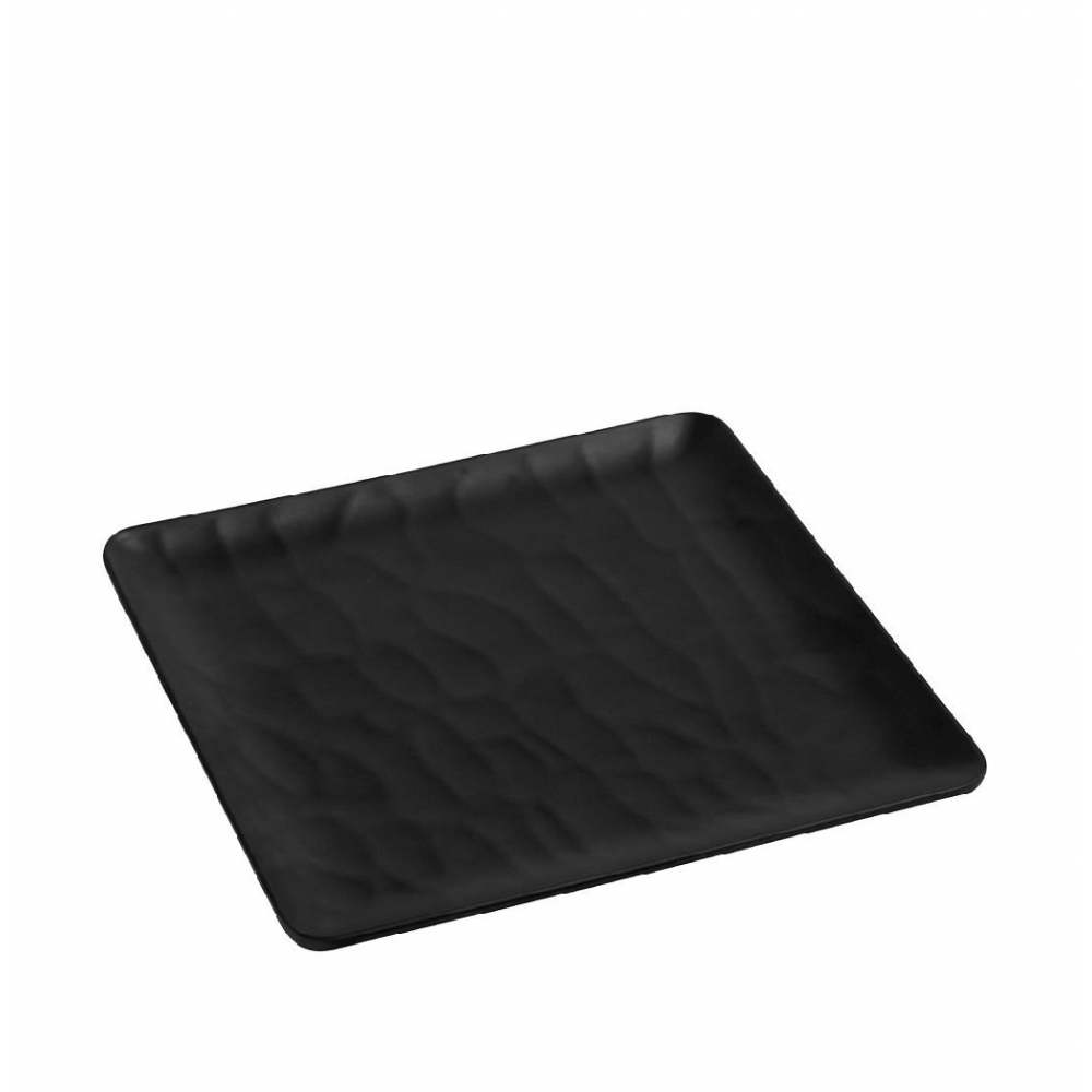 BLACK  ΠΙΑΤΟ ΡΗΧΟ ΤΕΤΡΑΓ. 22ΕΚ WAVY MATTE ΜΕΛΑΜΙΝΗΣ Espiel MLB348K48-6