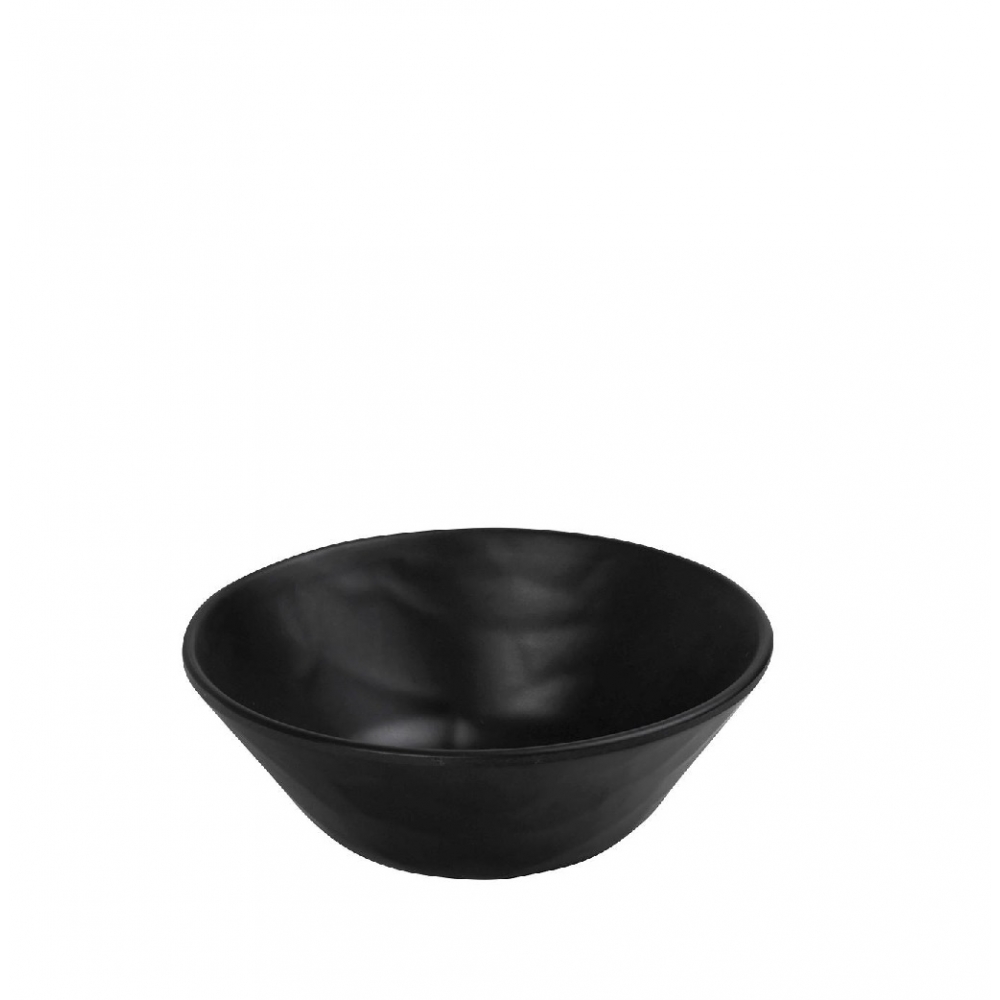 BLACK ΜΠΩΛ ΣΤΡΟΓΓ. 19ΕΚ WAVY MATTE ΜΕΛΑΜΙΝΗΣ (smC) Espiel MLB387K48-6