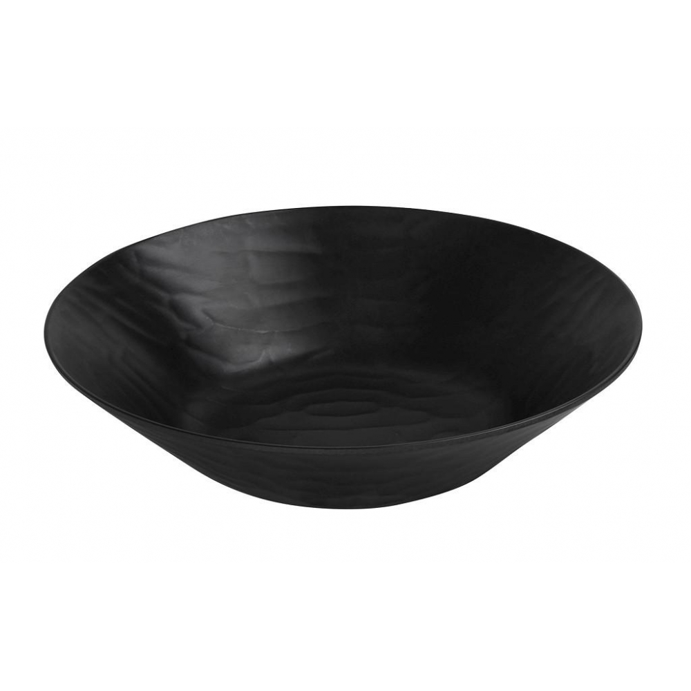 BLACK ΜΠΩΛ ΣΤΡΟΓΓ. 34ΕΚ WAVY MATTE ΜΕΛΑΜΙΝΗΣ  (smA) Espiel MLB389K18-1