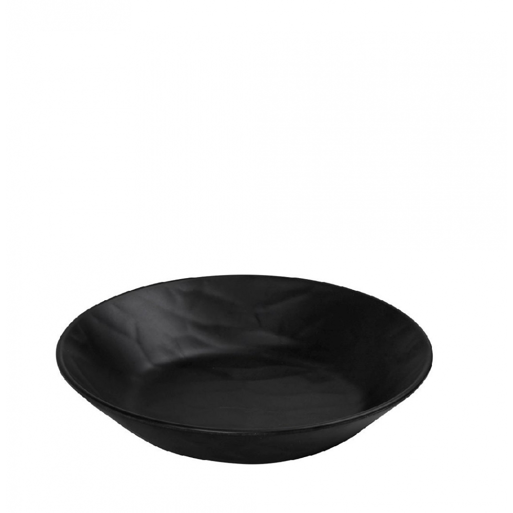 BLACK ΠΙΑΤΟ ΒΑΘΥ ΣΤΡΟΓΓ. 21ΕΚ WAVY MATTE ΜΕΛΑΜΙΝΗΣ Espiel MLB394K48-6