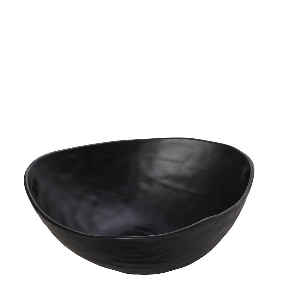 BLACK ΜΠΩΛ  ΤΡΙΓ.25X25,5X9ΕΚ WAVY MATTE ΜΕΛΑΜΙΝΗΣ Espiel MLB3207K12-3