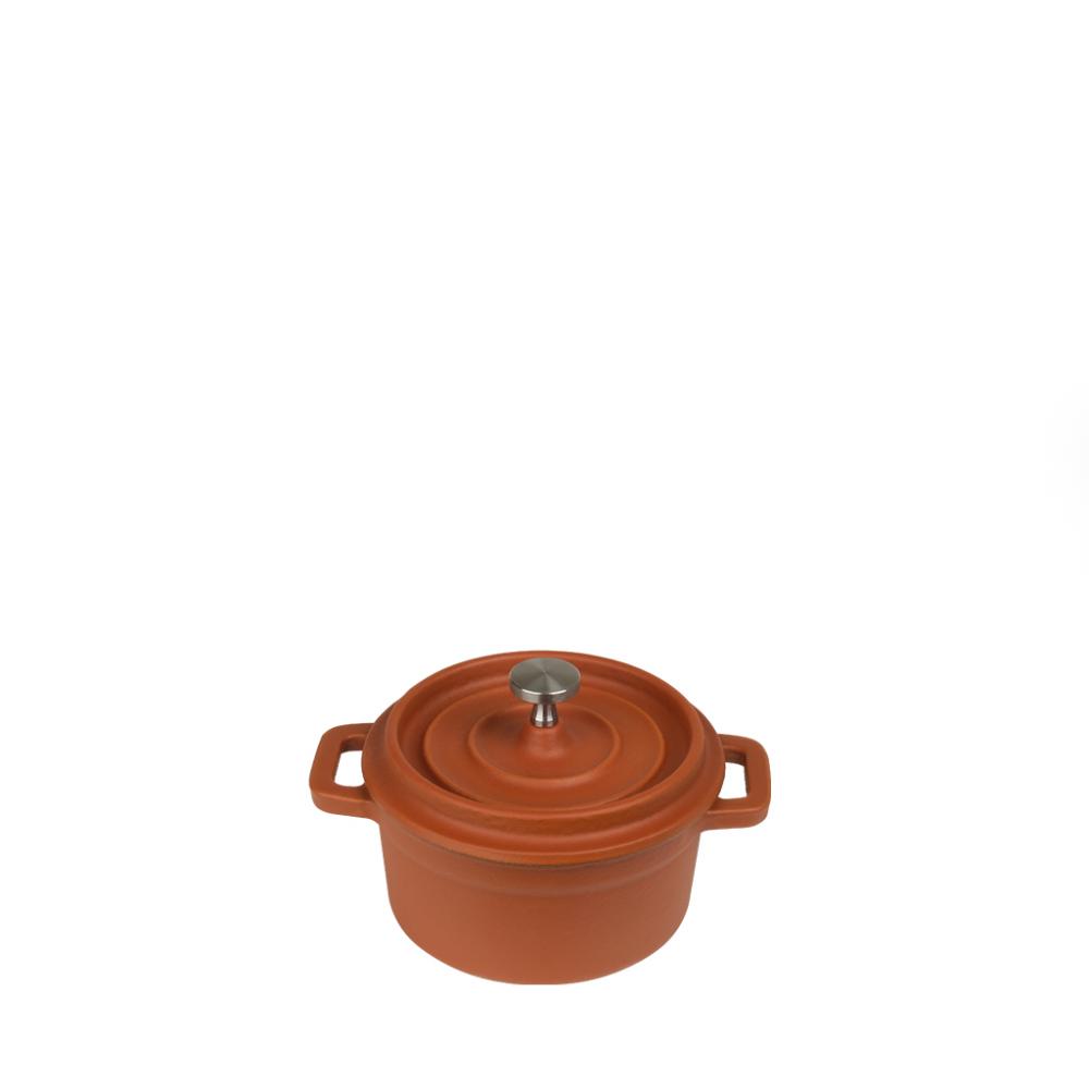 VOLCANO ΚΑΤΣΑΡΟΛΑΚΙ CAST-IRON ΚΕΡΑΜΙΔΙ ΜΕ ENAMEL 250ML 10ΕΚ. Espiel SAC102
